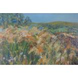 Perpetua Pope, (SCOTTISH 1916-2013), 'Bracken', oil on canvas, signed, framed, 75 x 50cm