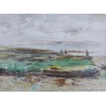 William Marshall Brown RSA, RSW (Scottish 1863-1936) 'Cockenzie'. watercolour, signed and dated