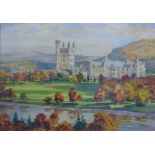 J.G Rennie, Balmoral, watercolour, signed and framed under glass, 40 x 28cm