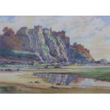 J.G Rennie, Culzean Castle, watercolour, signed and framed under glass, 46 x 32cm