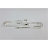 Two pair of Scottish silver sugar tongs to include Old English pattern, circa 1800, William Ritchie,