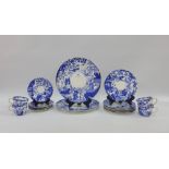 Royal Crown Derby, blue and white chinoiserie part teaset, etc (a lot)