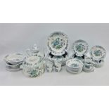 Spode Mulberry pattern dinner service and coffee set, (approx 46)