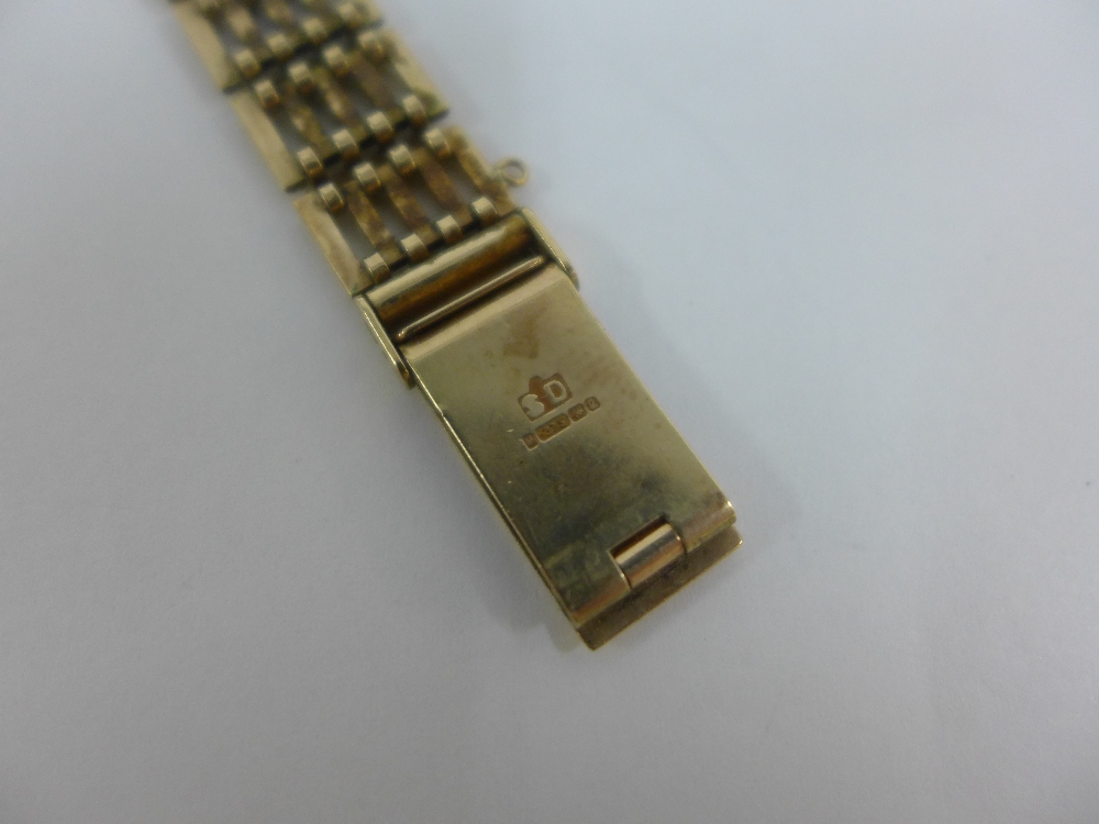 Lady's vintage 9ct gold Rotary wristwatch, circa 1960s, on a 9ct gold bracelet strap, boxed - Image 4 of 5