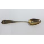 Scottish provincial silver pointed end teaspoon, Banff, circa 1810, 13cm long