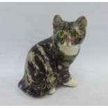 Winstanley pottery cat, 22cm high