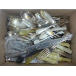 A collection of Epns flatware, etc (a lot)