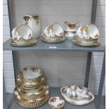 Royal Albert Old Country Roses diner set and teaset, (approx 56)