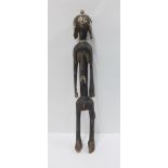 Mumuye wooden figure, Nigerian, 80cm long