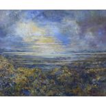 D. Mackie, oil on canvas of a highland landscape & loch, signed, framed, 55 x 45cm