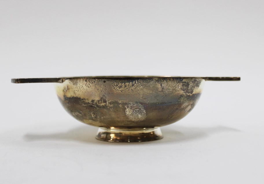 Contemporary Scottish silver quaich by Hamilton & Inches, Edinburgh 1993, 16cm - Image 4 of 4