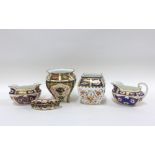 Royal Crown Derby porcelain to include a square vase and another, trinket dish and cover and similar