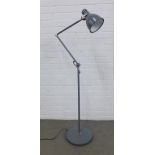 Modern floor standing angle poise style lamp