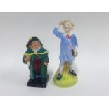 Royal Doulton figures Little Boy Blue and Bumble, tallest 15cm (2)