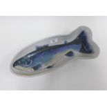 Highland Stoneware fish platter dish, 42cm