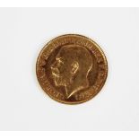 George V 1914 half gold sovereign