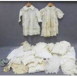 A carton containing a large collection of late 19th and early 20th century children's clothing (a