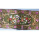 Floral tapestry panel, 185 x 87