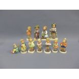Collection of eleven Hummel figures, (11)