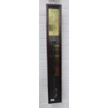 Contemporary mercury wall barometer, 97cm