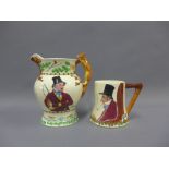 Crown Devon Fielding's John Peel musical jug and tankard, 20cm (2)