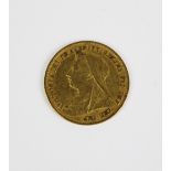 Queen Victoria 1900 half gold sovereign