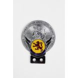 'Behold St Christopher and go your way in safety' vintage car badge, boxed (appears unused)