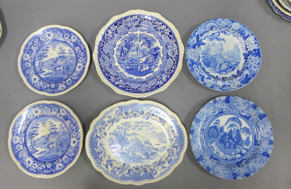 Collection of Staffordshire blue and white transfer printed pottery (a lot) - Image 3 of 5