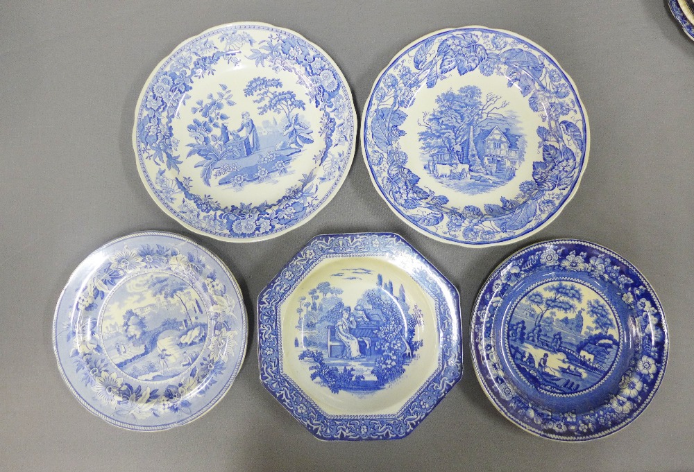 Collection of Staffordshire blue and white transfer printed pottery (a lot) - Image 4 of 5