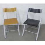 Two Pocket folding chairs (2)