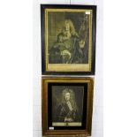 Two 18th century prints to include William Cavendish - Duke of Devonshire and Nicholas De Launay