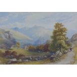 Philip Mitchell (1814 - 1896) 'Early Morning, Easedale - Grassmere', watercolour, signed and dated
