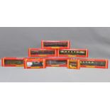 Modern Hornby Double 00 gauge boxed engines and wagons to include LMS 16023, LMS 2-8-0 & LMS