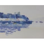 Angus Stewart, 'Tobermory Isle of Mull', watercolour, singed, framed under glass, 36 x 27cm