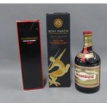 Cockburn's Special Reserve port, Remy Martin cognac, both boxed and a bottle of Drambuie, (3)