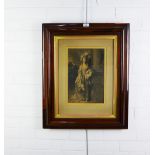 The Honorable Mrs Graham, print, under glass in a rosewood veneered frame, size overall 56 x 69cm