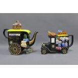 The Tea Merchant teapot and the Ringtons Van teapot by Cardew Design for Ringtons Ltd, Ringtons,