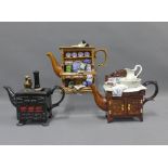Ringtons Millennium Celebration teapot by Cardew Designs, South West Ceramics novelty teapot and a