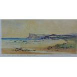 R. Cresswell Boak, ARCA, 'Fairhead From The Strand, Ballycastle' AP etching, framed under glass,