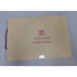 Titley & Marr portfolio I, printed chintz paper samples
