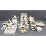 Royal Albert Old Country Roses tea and coffee set with cups, saucers, side plates, mugs, pastry