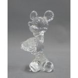 Flowers From Mickey, Lenox crystal Disney collection figure, with certificate, 13cm