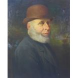 James Grieg, a portrait of James Fyffe, friend of Sir James Barrie, oil on canvas, apparently