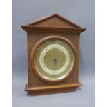 20th century walnut cased barometer by John Trotter, 38cm