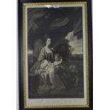 After Sir Joshua Reynolds, 'Elizabeth Duchess of Buchleugh and Lady Mary Scott', a large print