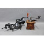 Vintage coffee grinder and a Beatrice No.3 grinder (2)