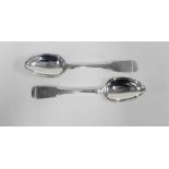 A pair of Scottish provincial silver table spoons, Rettie & Sons Aberdeen, 22cm (2)