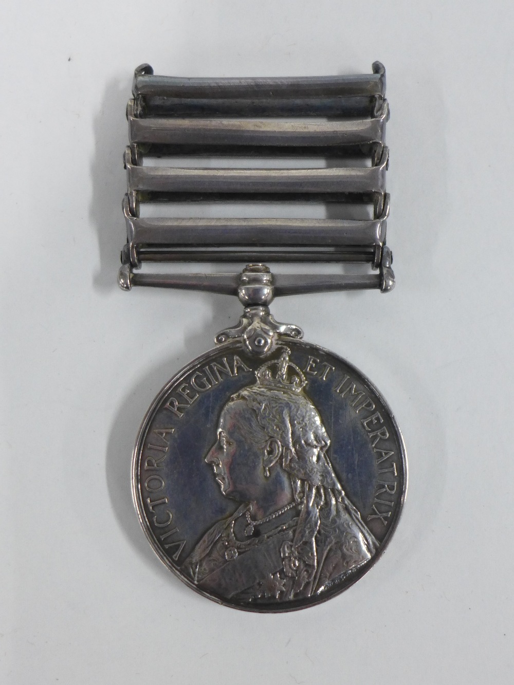 Queen Victoria South Africa medal awarded to 5814 Pte A Mitchell, RL Highlanders, with Transvaal, - Image 3 of 5