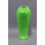 Villeroy & Boch green glazed vase, circa early 20th century, design attributed to Van der Welde, (