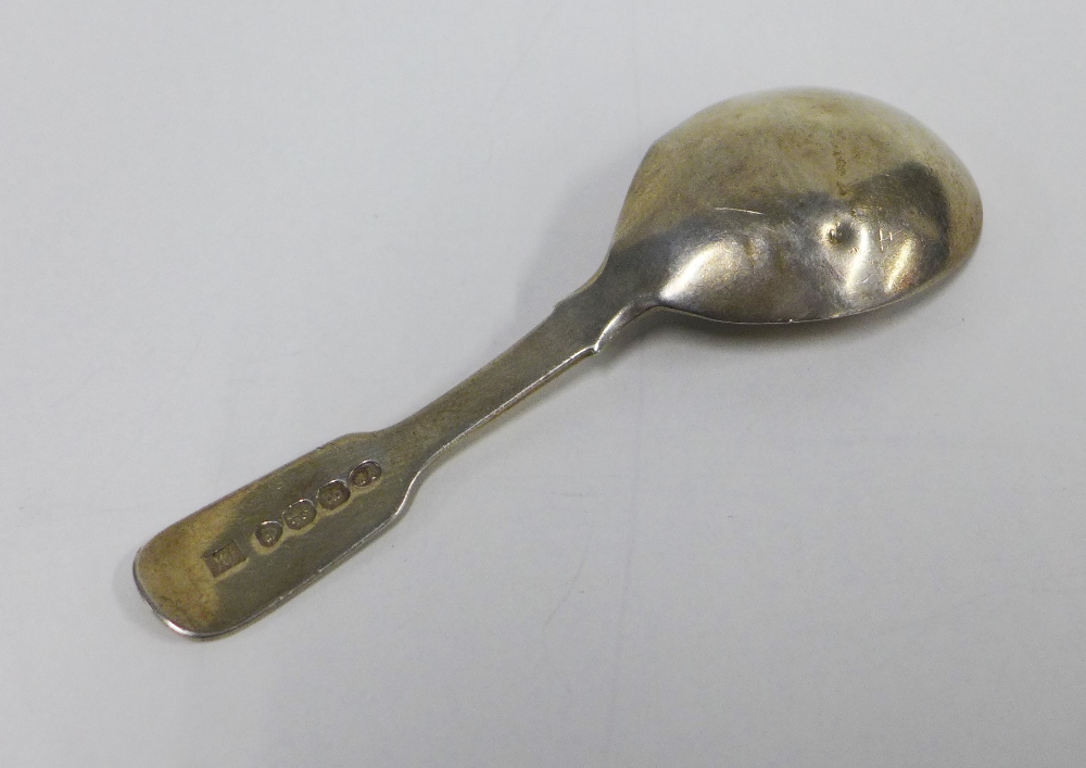 George III silver caddy spoon, Jonathan Hayne, London 1822, 10cm - Image 2 of 3